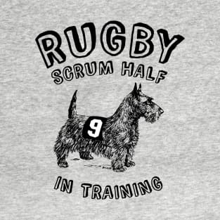 Kids Rugby Scrum Half Terrier T-Shirt